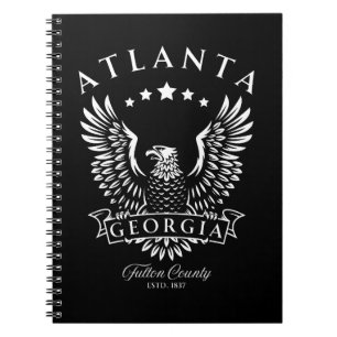 Carnet Atlanta comté de Fulton Géorgie aigle vintage