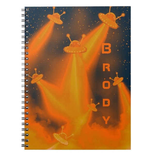 Carnet Attaque de l'OVNI sur l'alien Sci-fi Jupiter (Devant)