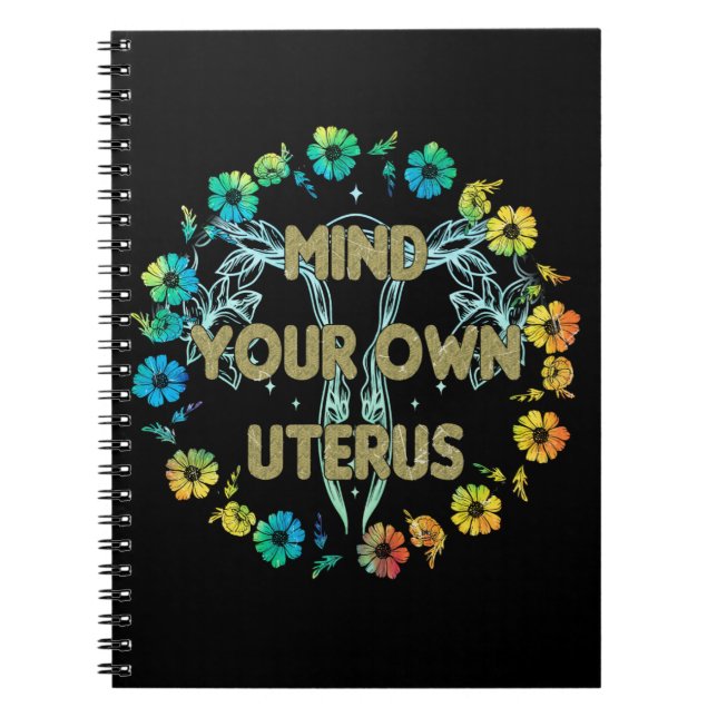 Carnet Attention à votre propre utérus (Devant)