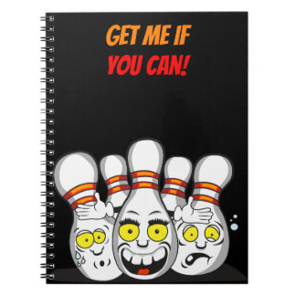 Carnet Attrape-Moi Si Tu Peux, Quilles de Bowling Drôles