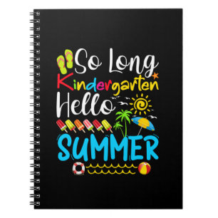 Carnet Au revoir maternelle grande section bonjour été