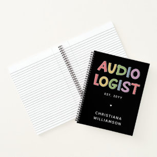 Carnet Audiologiste personnalisé Audiologie Diplôme Cadea