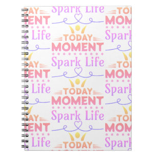 Carnet Aujourd'hui Moment, Sac fourre-tout Spark Life