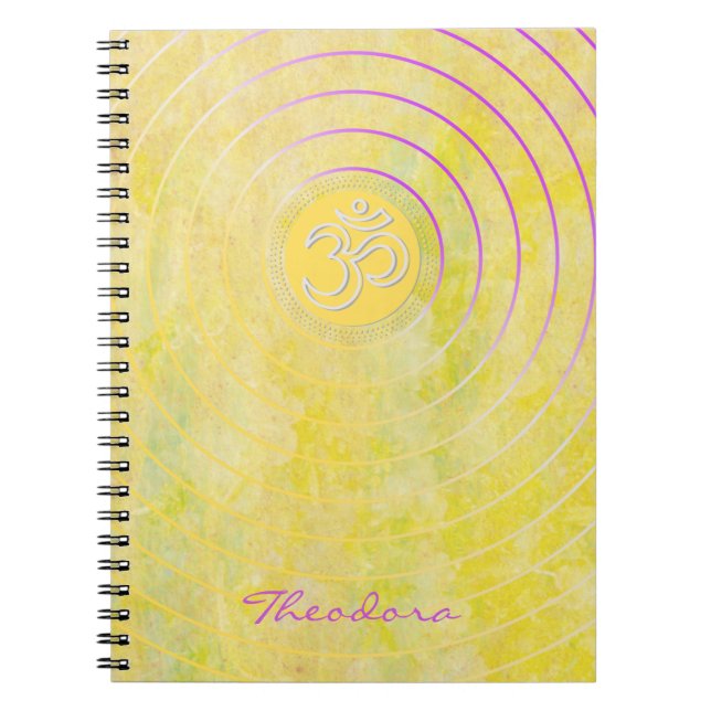 Carnet AUM "Imperial Yellow" (Devant)