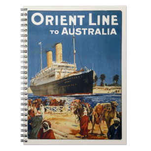 CARNET AUSTRALIE OCEAN LINER OTRANTO