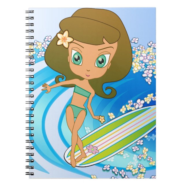 Carnet Auteur de vague de Lil Wahine (Devant)