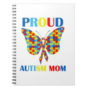 Carnet Autism Awareness Day Autism Mom Gift Proud Mom