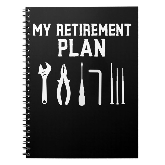 Carnet Auto Racing Hommes Citations pour Retraité Papa (Devant)