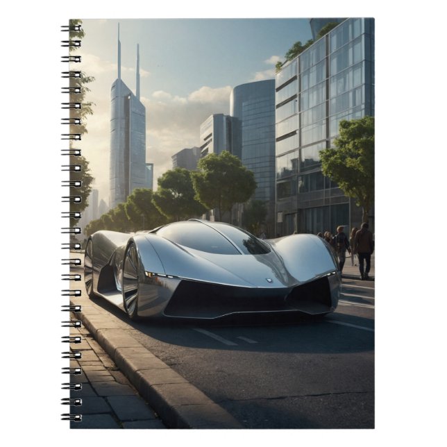 Carnet Auto Wow ! Voiture futuriste 03 (Devant)