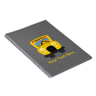 Carnet Autobus scolaire 2 (personnalisable)