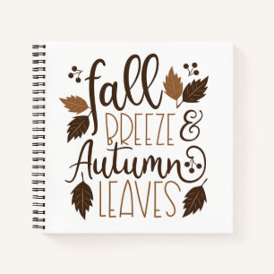 Carnet Automne Breeze Feuilles d'automne