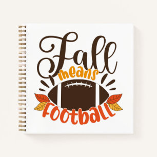 Carnet Automne signifie football