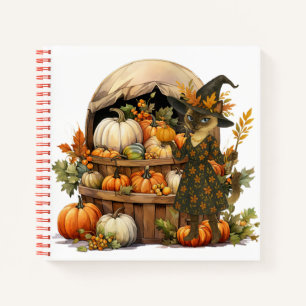 Carnet Automne thème avec citrouille pour Amoureux de les