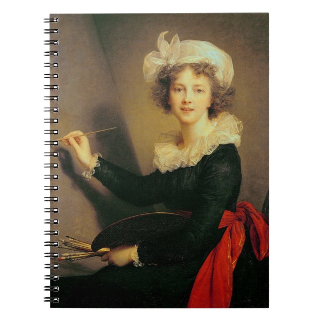 Carnet Autoportrait, 1790 (huile sur la toile) (Devant)