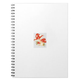 Carnet aux champignons mignons
