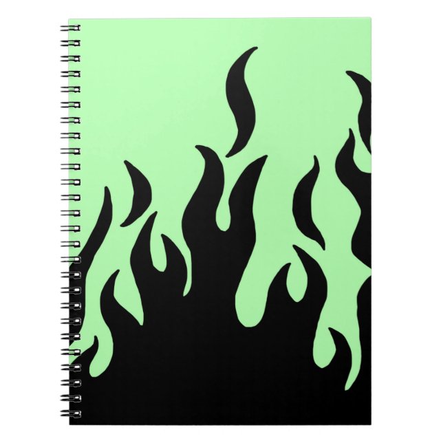 carnet aux flammes vertes (Devant)