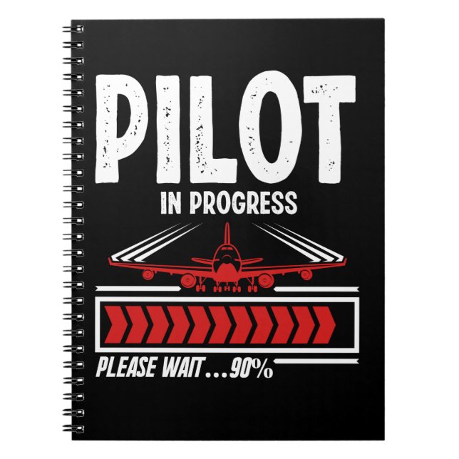 Carnet Avancement du pilote Avion Funny Pilote Chargement (Devant)