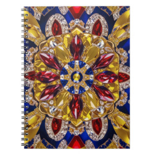 Carnet avec Colombie Couleurs Design abstrait