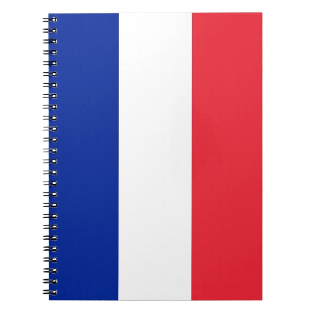 Carnet avec Drapeau de France (Devant)
