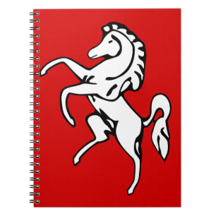 Carnet avec drapeau de Kent, Angleterre