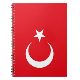 Carnet avec drapeau de la Turquie