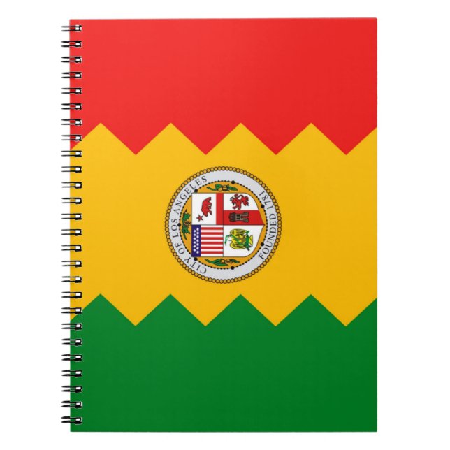 Carnet avec Drapeau de Los Angeles, Californie (Devant)