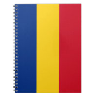 Carnet avec drapeau de Roumanie