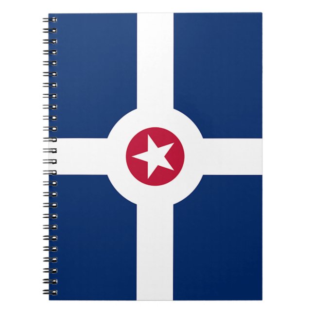 Carnet avec Drapeau d'Indianapolis (Devant)
