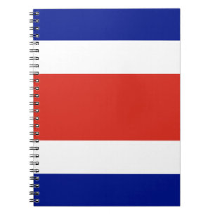 Carnet avec drapeau du Costa Rica