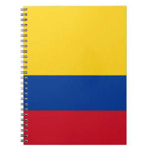 Carnet avec le drapeau de la Colombie