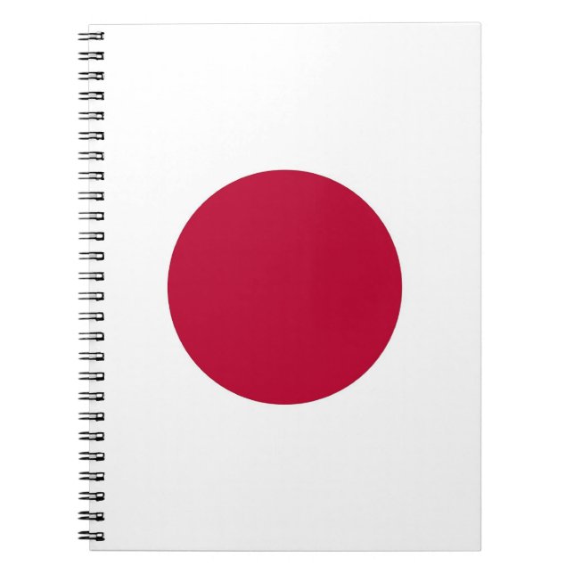 Carnet avec le drapeau du Japon (Devant)