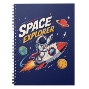 Carnet Aventure de fusée d'explorateur spatial