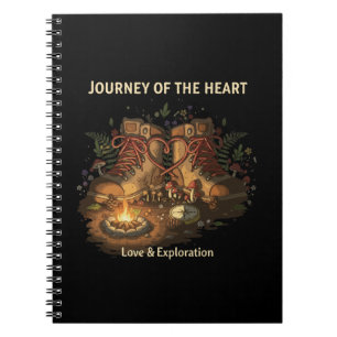 Carnet Aventure de Randonnée Romantique Voyage du Cœur