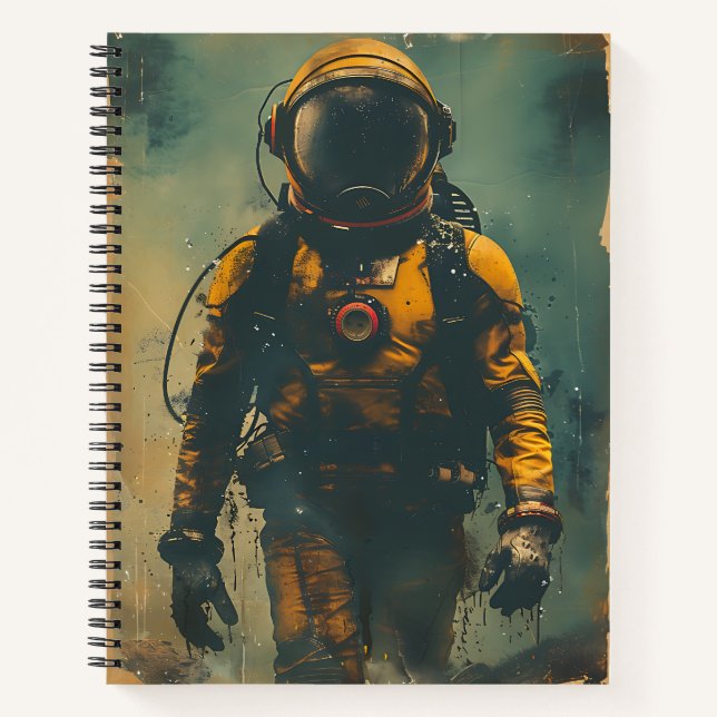 Carnet Aventure des astronautes rétro (Devant)