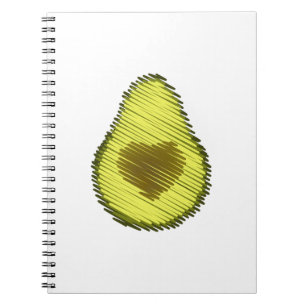 Carnet Avocado Love Scribble