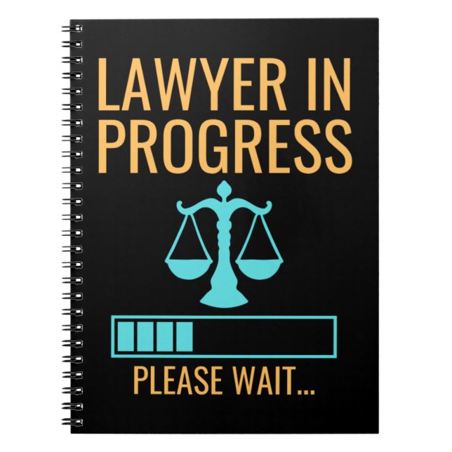 Carnet Avocat amusant Chargement Avocat Diplôme, Cadeaux (Devant)