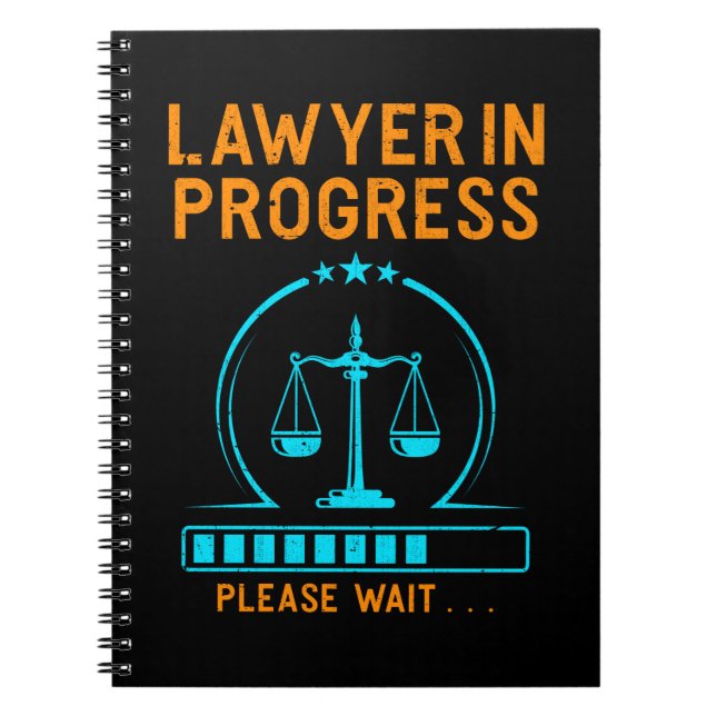 Carnet Avocat amusant Chargement d'Avocat Diplôme (Devant)