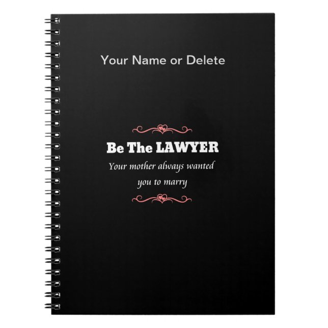 Carnet Avocate de la Faculté de droit - Diplôme (Devant)