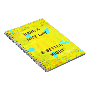 Carnet Avoir une belle journée personnalisable