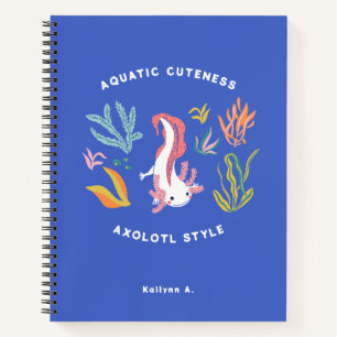 Carnet Axolotl de virilité aquatique