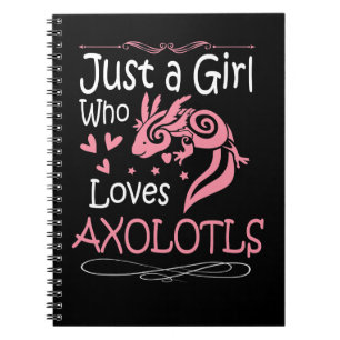 Carnet Axolotl Juste Une Fille Qui Aime Axolotls Hommes F