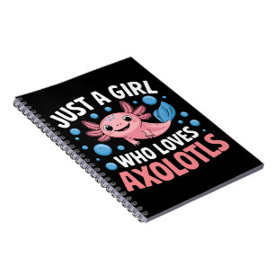 Carnet Axolotl Mignon Juste Une Fille Qui Aime Les Axolot