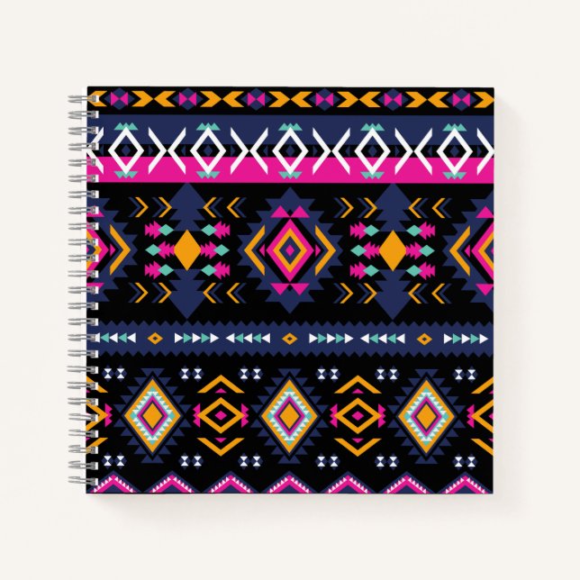 Carnet Aztèque coloré (Devant)