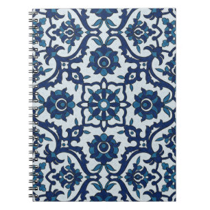Carnet Azulejos Floral Carrelage Motif