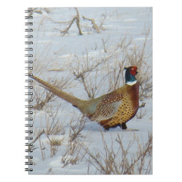 Carnet B22 Faisant à cou cerf en neige