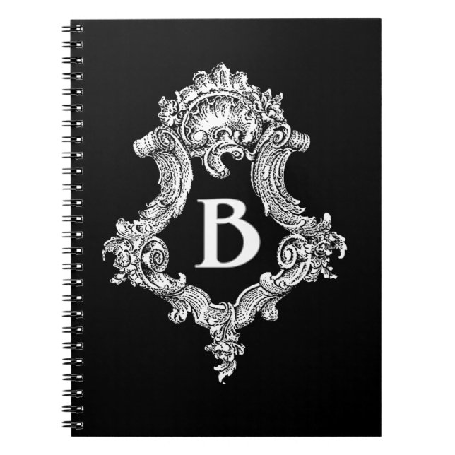 Carnet B Monogramme initial (Devant)