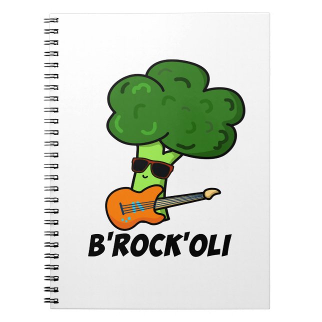 Carnet B-Rock-Oli Blague de Rocker Broccoli  (Devant)