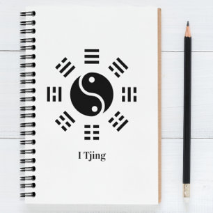 Carnet Ba Gua, huit trigrammes, Yin yang personnalisable