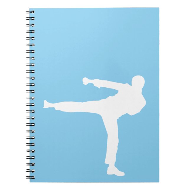Carnet Baby Blue Karate (Devant)