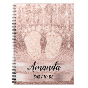 Carnet Baby shower Genre Revival Rose Gold Feet Drives